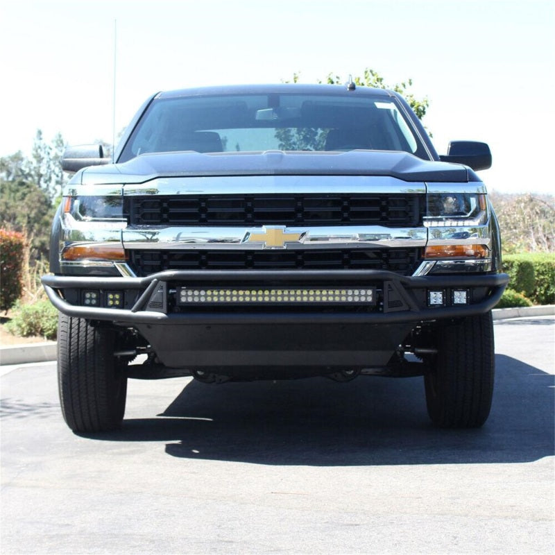 Westin 2014+ Chevy Silverado 1500 Outlaw Bumper Skid Plate - Textured Black