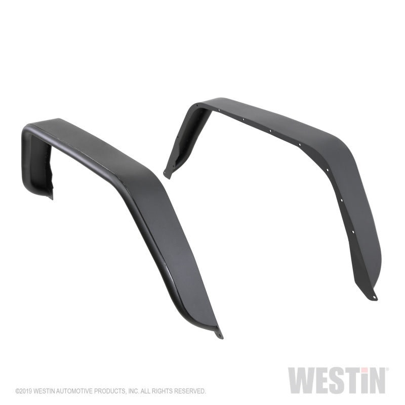 Westin Jeep Gladiator Tube Fenders - Rear - Textured Black