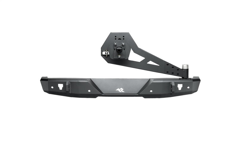 Rugged Ridge Jeep Wrangler (JL) Rubicon/Spt 2dr HD Rear Bumper w/Swing Out Tire Carrier - Blk