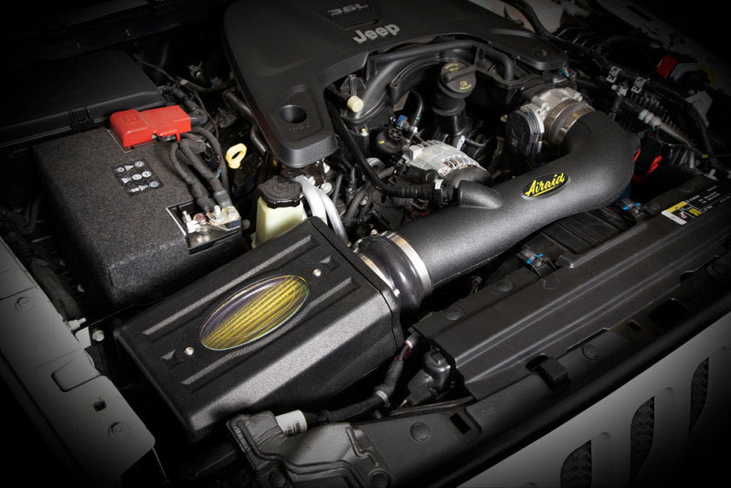 Airaid 18+ Jeep Wrangler JL 3.6L V6 Performance Air Intake System - Non-woven Synthetic