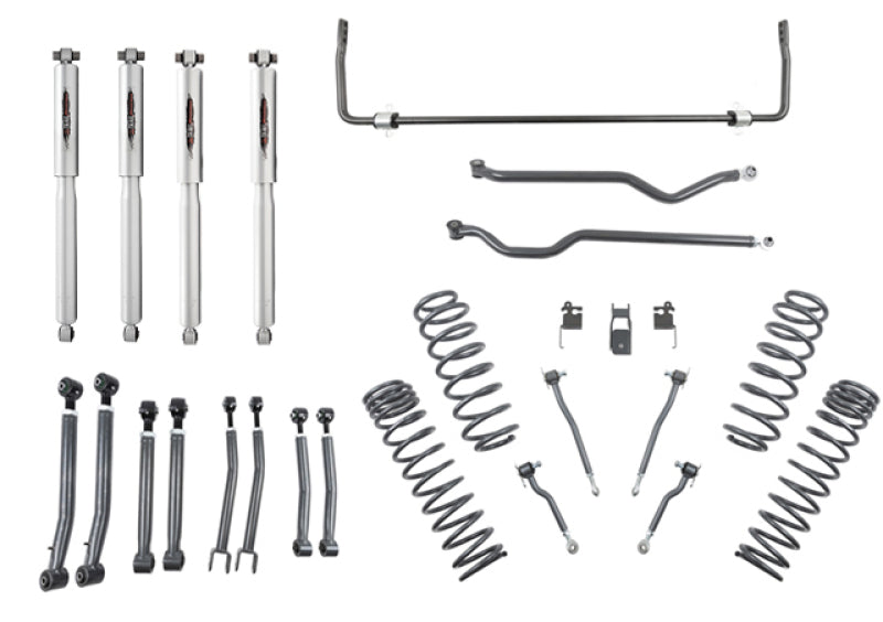 Belltech Wrangler Rubicon JL 4dr 4in Trail Performance Lift Kit w/ Rear Sway Bar