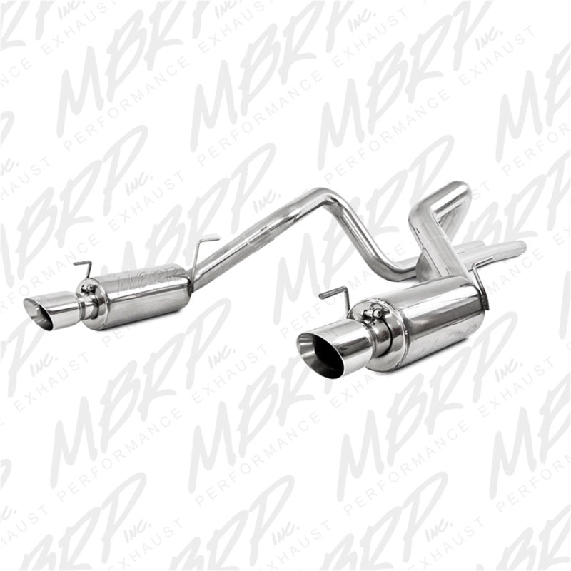 MBRP Ford Shelby GT500 / GT Dual Split Rear Street Version 4in Tips T409 Exhaust System