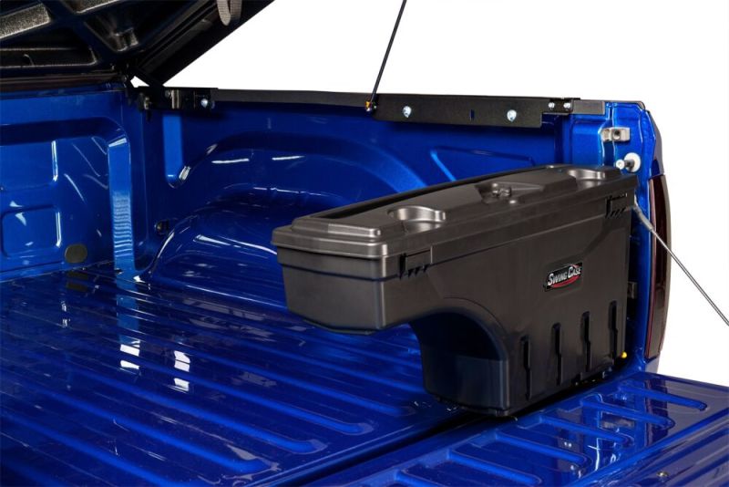 UnderCover Ford F-250/F-350 Passengers Side Swing Case - Black Smooth