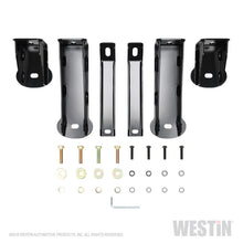 Load image into Gallery viewer, Westin Chevrolet Silverado/Sierra 1500 Crew Cab Platinum 4 Oval Nerf Step Bars - Black