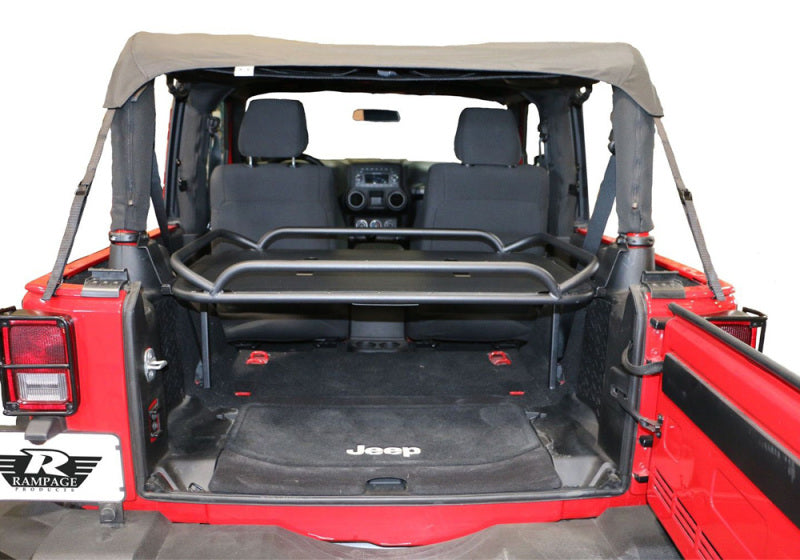 Rampage Jeep Wrangler(JK) Rear Sport Rack - Black