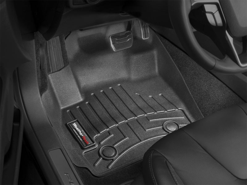 WeatherTech Chevy Colorado Crew Cab Front Floorliners - Black