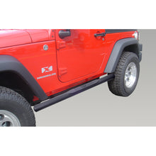 Load image into Gallery viewer, Rugged Ridge 4 1/4-In Oval Side Step Black Jeep Wrangler JK