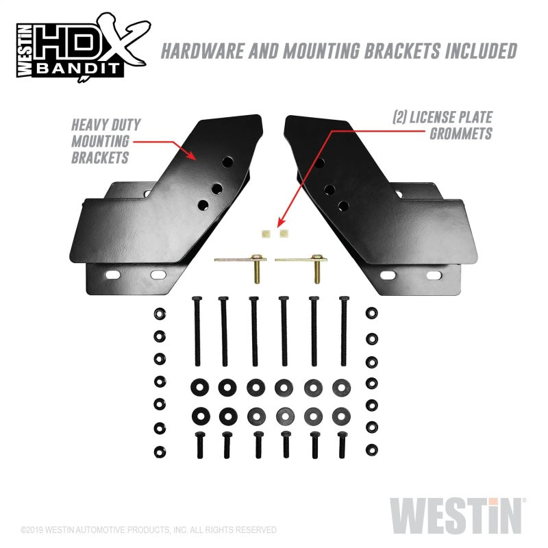 Westin 11+ Chevrolet Silverado 2500/3500 HDX Bandit Front Bumper - Blk