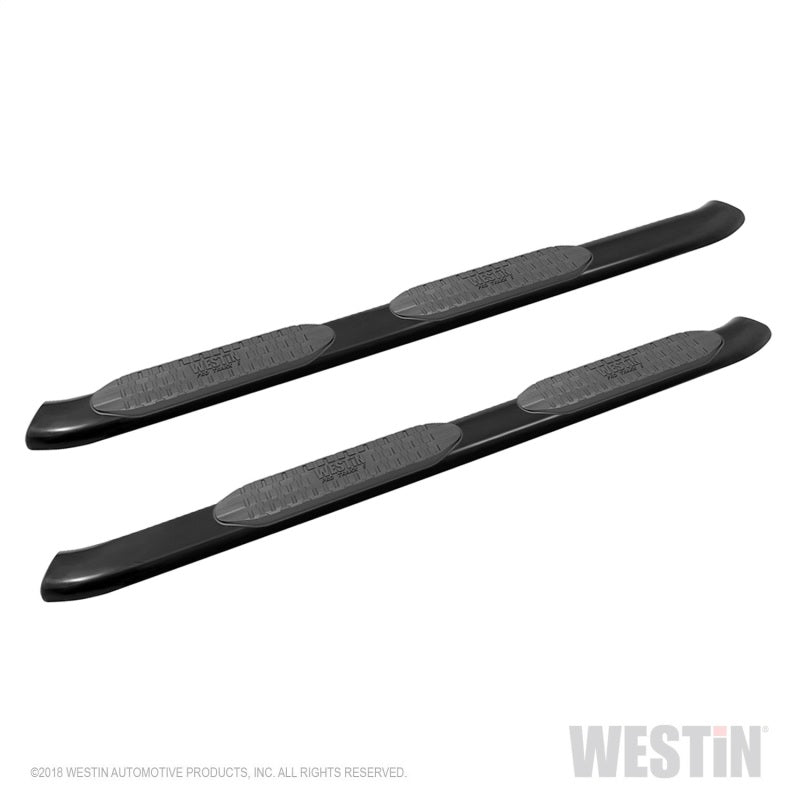 Westin 18+ Jeep Wrangler JL Unlimited 4DR PRO TRAXX 5 Oval Nerf Step Bars - Textured Black