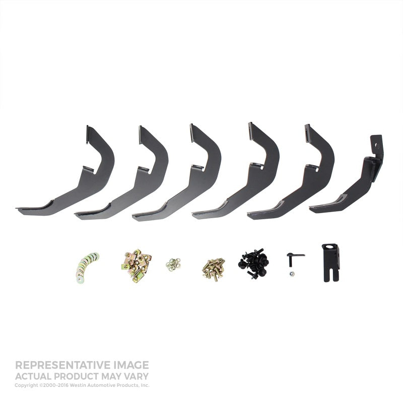 Westin 2009+ Dodge/Ram 1500 Crew Cab PRO TRAXX 6 Oval Nerf Step Bars - Black