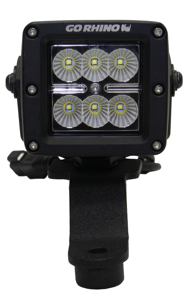 Go Rhino Jeep Wrangler JL/JLU/Gladiator JT Light Mount - 3in Cube