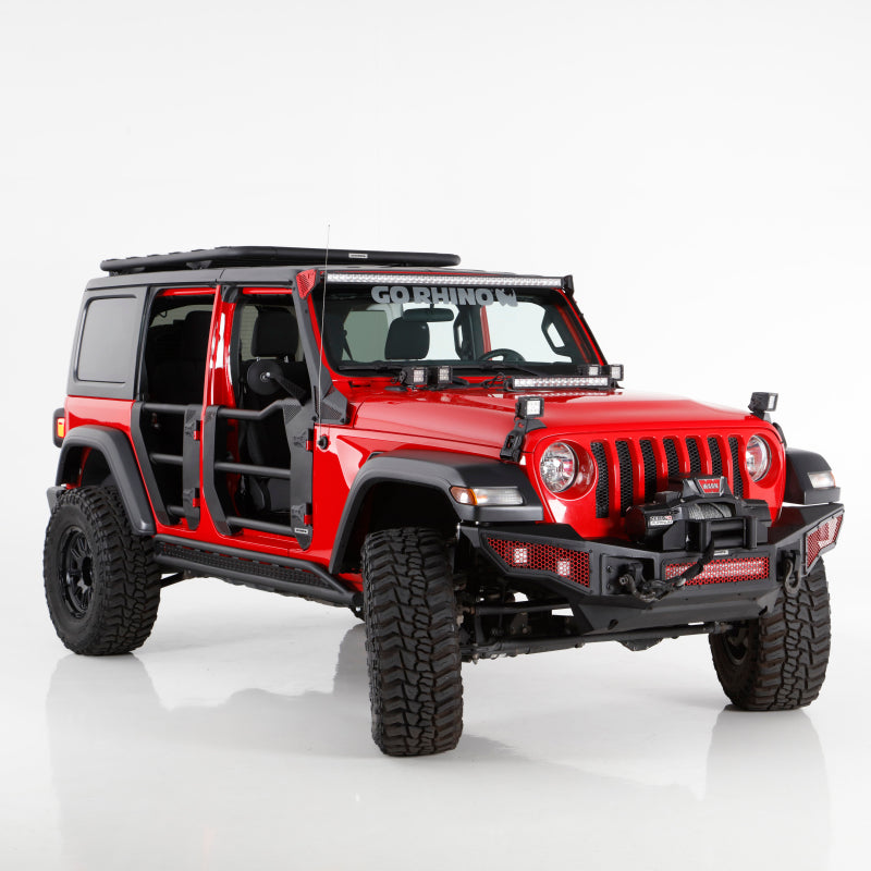 Go Rhino Jeep Wrangler JLU JL Frame Mount Sliders