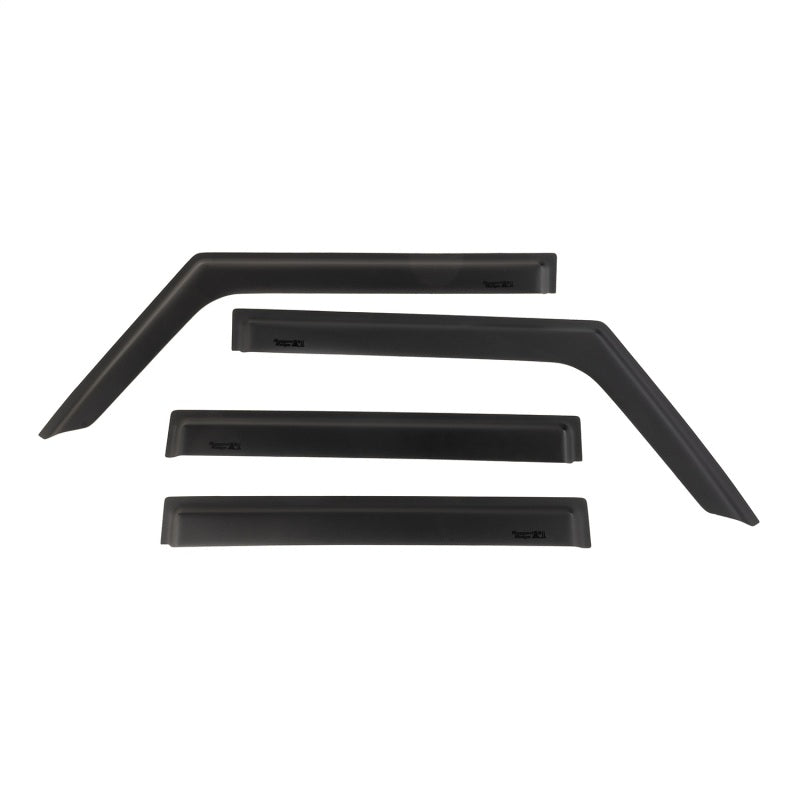 Rugged Ridge Window Visors Matte Black Jeep Wrangler JLU/JT