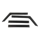 Rugged Ridge Window Visors Matte Black Jeep Wrangler JLU/JT
