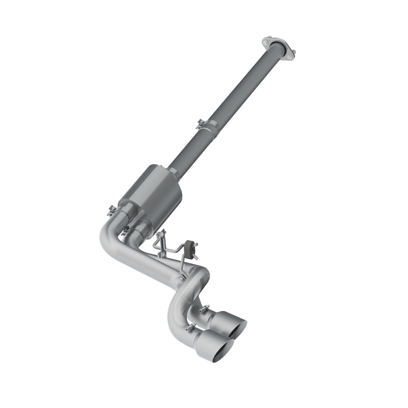 MBRP Ford F150 T304 Pre-Axle 4.5in OD Tips Dual Outlet 3in Cat Back Exhaust