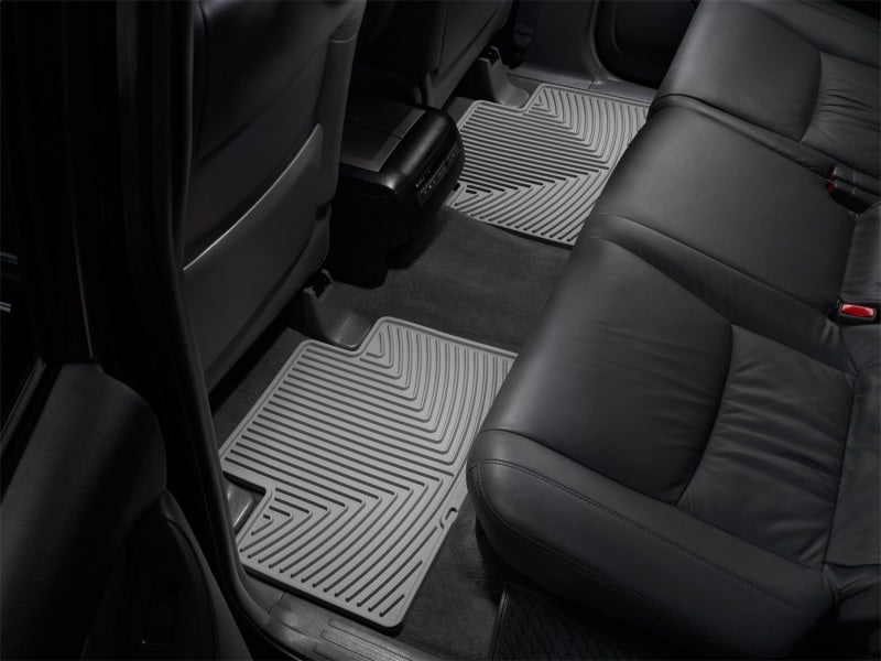 WeatherTech Toyota Tacoma Crew Cab Rear Rubber Mats - Grey