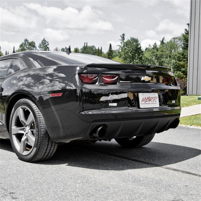 MBRP Chevrolet Camaro V6 3.6L 3in Black Coated Axle Back Muffler Delete