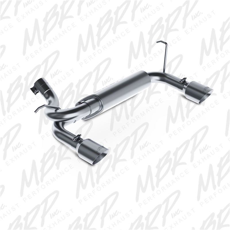 MBRP Jeep Wrangler/Rubicon 3.6L/3.8L V6 Axle-Back Dual Rear Exit Aluminum Performance Exhuast