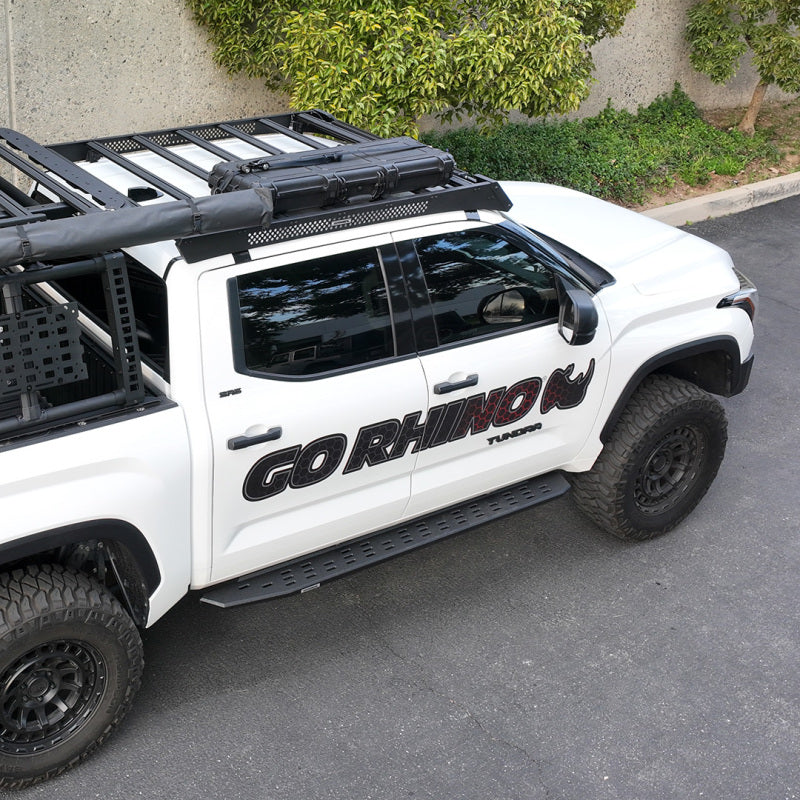 Go Rhino Toyota Tundra CrewMax Ceros Low Profile Roof Rack - Tex. Blk
