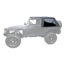 Load image into Gallery viewer, Rampage Jeep Wrangler(TJ) LJ Unlimited Frameless Soft Top Kit - Black Diamond
