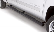 Load image into Gallery viewer, Lund Chevy Silverado 1500 Ext. Cab 5in. Oval Straight Steel Nerf Bars - Black