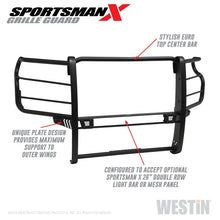 Load image into Gallery viewer, Westin Chevy Silverado 2500/3500 Sportsman X Grille Guard - Textured Black