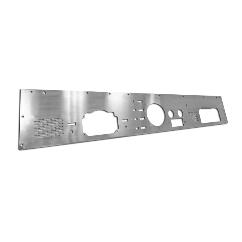 Rugged Ridge Jeep CJ Stainless Steel Dash Panel w/ Gauge / Radio / Speaker Cut-Outs