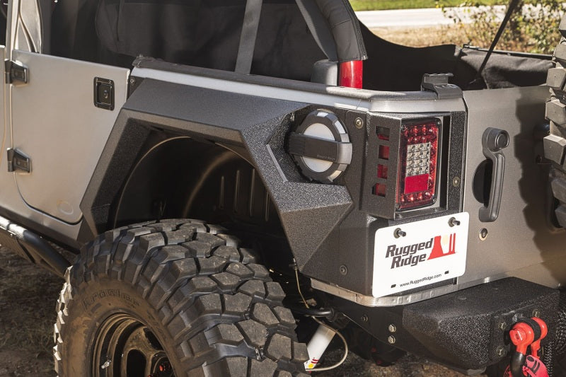 Rugged Ridge XHD Armor Fenders and Liner Kit Jeep Wrangler JKU 4-Door