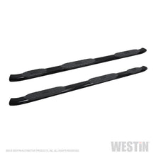 Load image into Gallery viewer, Westin Chevrolet Silverado/Sierra 1500 CC (5.5ft) PRO TRAXX 5 WTW Oval Nerf Step Bars - Black
