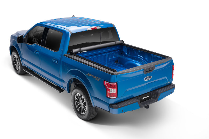 Lund Ford F250/F350/F450 Super Duty (8ft bed) Genesis Roll Up Tonneau Cover - Black