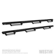 Load image into Gallery viewer, Westin Chevrolet Silverado/Sierra 1500 (5.5ft) Drop Wheel to Wheel Nerf Step Bars - Txt Black