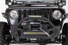 Load image into Gallery viewer, Go Rhino Jeep Wrangler JL/JLU/JK/JKU/Gladiator JT Rockline Front Stubby Bumper w/ Overrider
