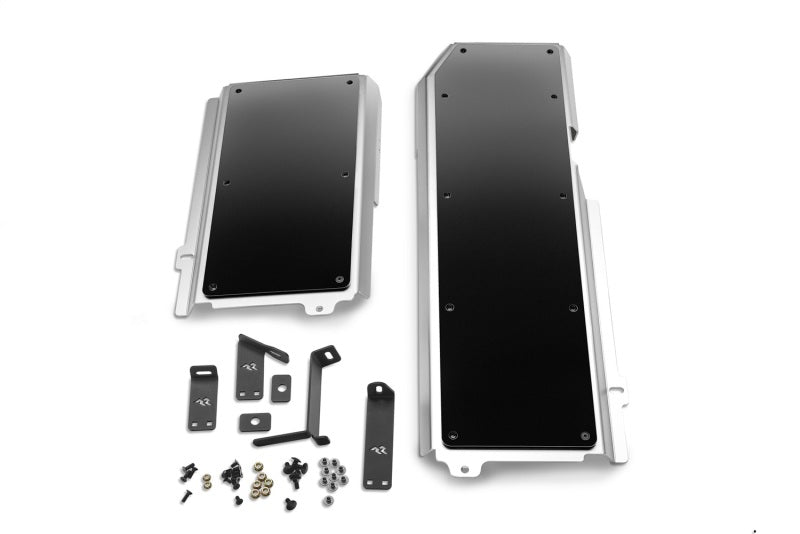 Rugged Ridge Jeep Wrangler JLU 4dr Alum. Skid Plate for Gas Tank/Exhaust - Tex. Blk
