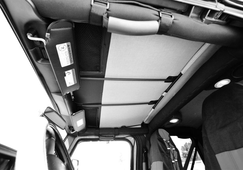 Rampage Jeep Wrangler(YJ) Frameless Soft Top Kit - Black Diamond