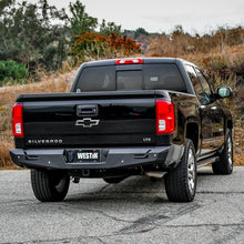 Load image into Gallery viewer, Westin 14+ Chevy Silverado 1500 Pro-Series Rear Bumper - Textured Black