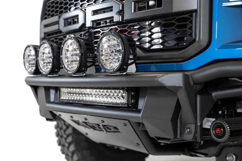 Addictive Desert Designs 17+ Ford Raptor Pro Bolt-On Front Bumper - Hammer Black
