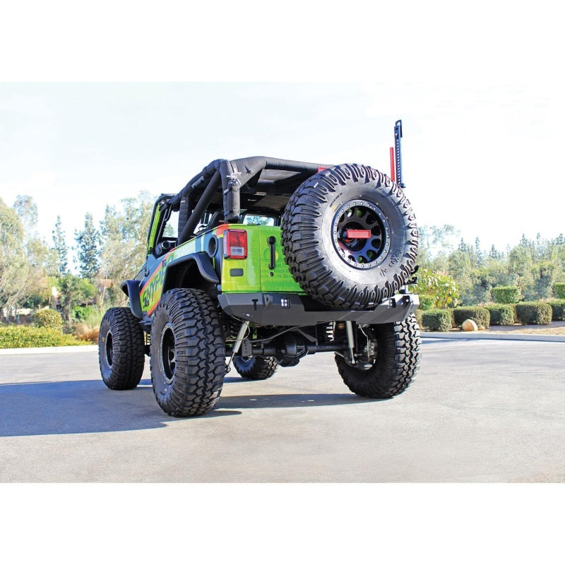 Westin 07+ Jeep Wrangler JK WJ2 Rear Bumper - Textured Black