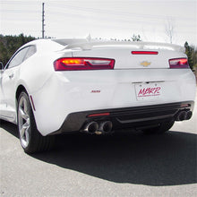 Load image into Gallery viewer, MBRP Chevy Camaro V8 6.2L 6spd 3in T409 Race Dual Axle Back w/ 4.5in Quad Dual Wall Tips