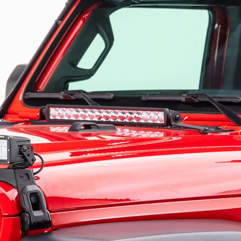 Go Rhino Jeep Wrangler JL/JLU/Gladiator JT Light Mount - 20in Single Row