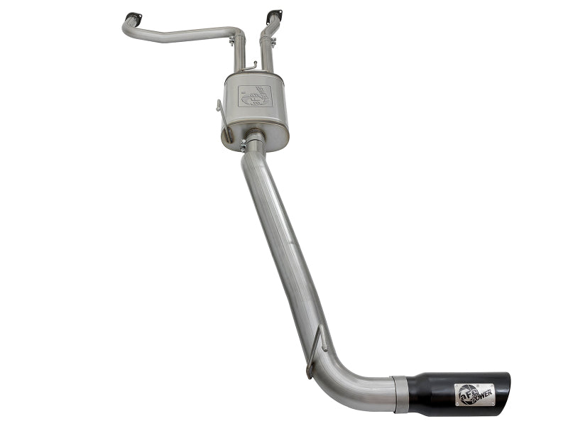 aFe MACHForce XP 2.5in Cat-Back Exhaust System w/ Black Tip Nissan Frontier 2017+ V8-5.6L