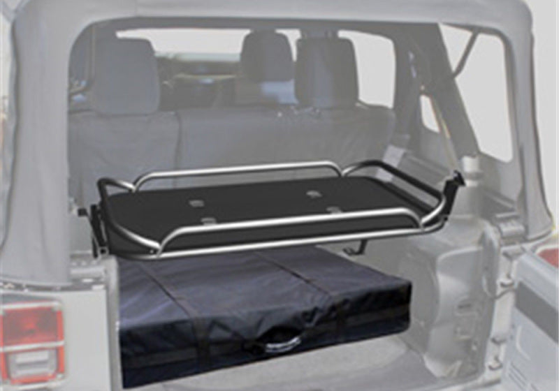 Rampage Jeep Wrangler(JK) Rear Sport Rack - Black