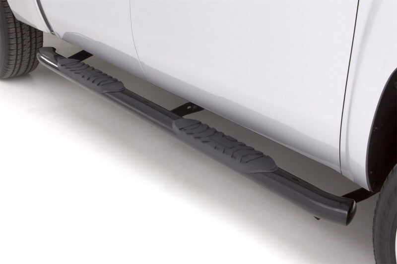 Lund Dodge Ram 1500 Quad Cab 5in. Oval Curved Steel Nerf Bars - Black