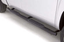 Load image into Gallery viewer, Lund Dodge Ram 1500 Quad Cab 5in. Oval Curved Steel Nerf Bars - Black