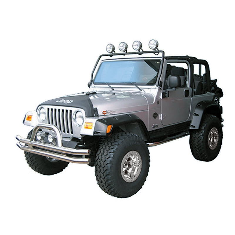 Rugged Ridge Jeep Wrangler TJ Black Full Frame Light Bar