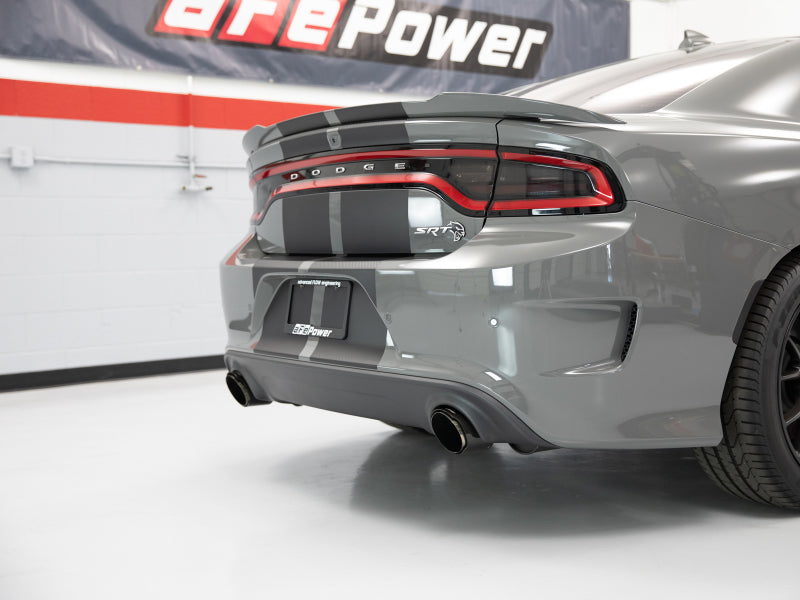 aFe MACH Force-XP 4-1/2in Carbon Fiber OE Replacement Exhaust Tips - 2015+ Dodge Charger/Hellcat