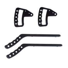 Load image into Gallery viewer, Rugged Ridge Aluminum Grab Handles F/R Kit Black Jeep Wrangler JK/JKU