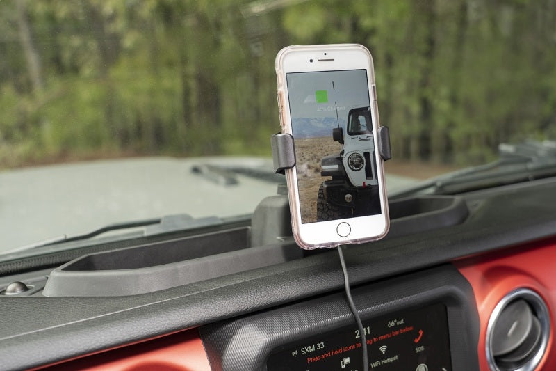 Rugged Ridge Dash Multi-Mount Charging Phone Kit Jeep Wrangler JL/JT