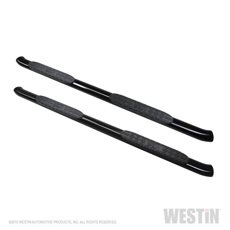 Westin Chevrolet Silverado/Sierra 1500 Crew Cab Non LD PRO TRAXX 4 Oval Nerf Step Bars - Black