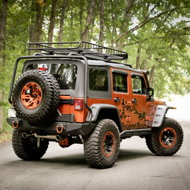 Rugged Ridge Hurricane Flat Fender Flare Kit Jeep Wrangler