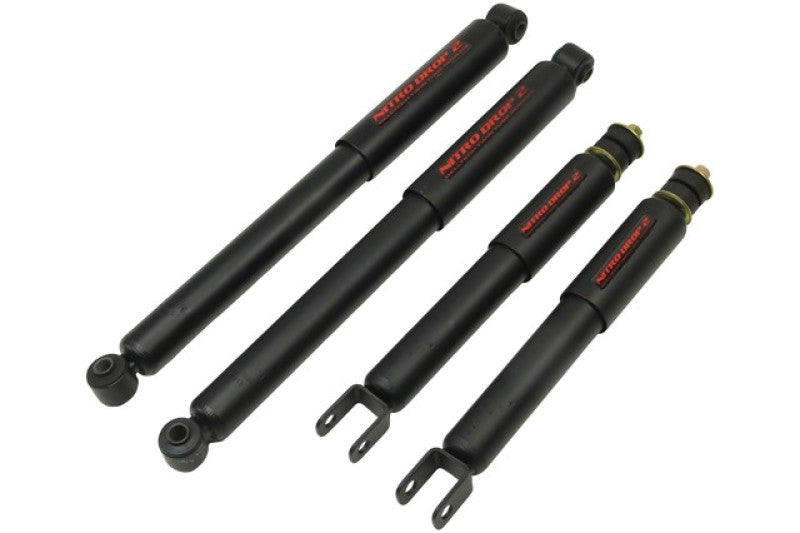 Belltech GMC Sierra 1500 / Chevrolet Silverado 1500 Nitro Drop 2 Shock Absorber Set
